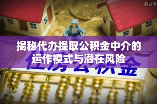 保康揭秘代办提取公积金中介的运作模式与潜在风险