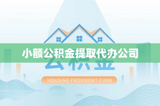 保康小额公积金提取代办公司