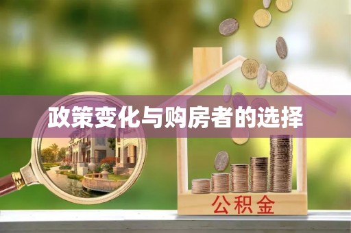 保康政策变化与购房者的选择