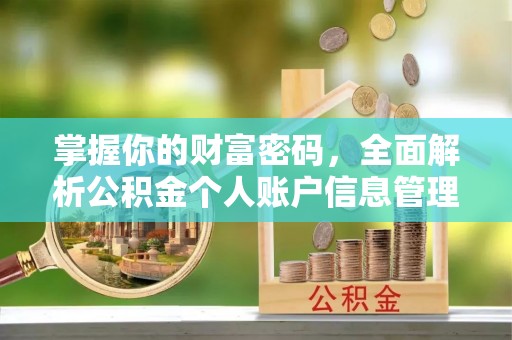 保康掌握你的财富密码，全面解析公积金个人账户信息管理
