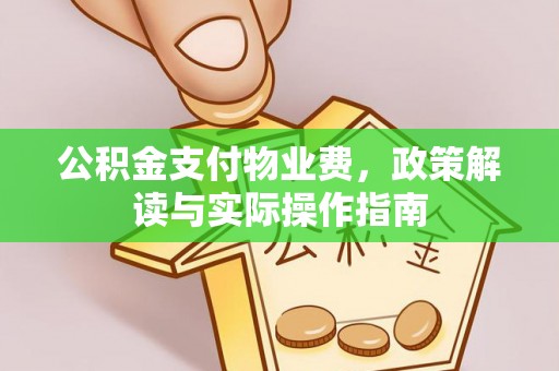 保康公积金支付物业费，政策解读与实际操作指南